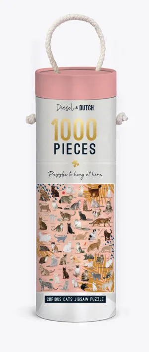 Curious Cats 1000pc Wall Puzzle