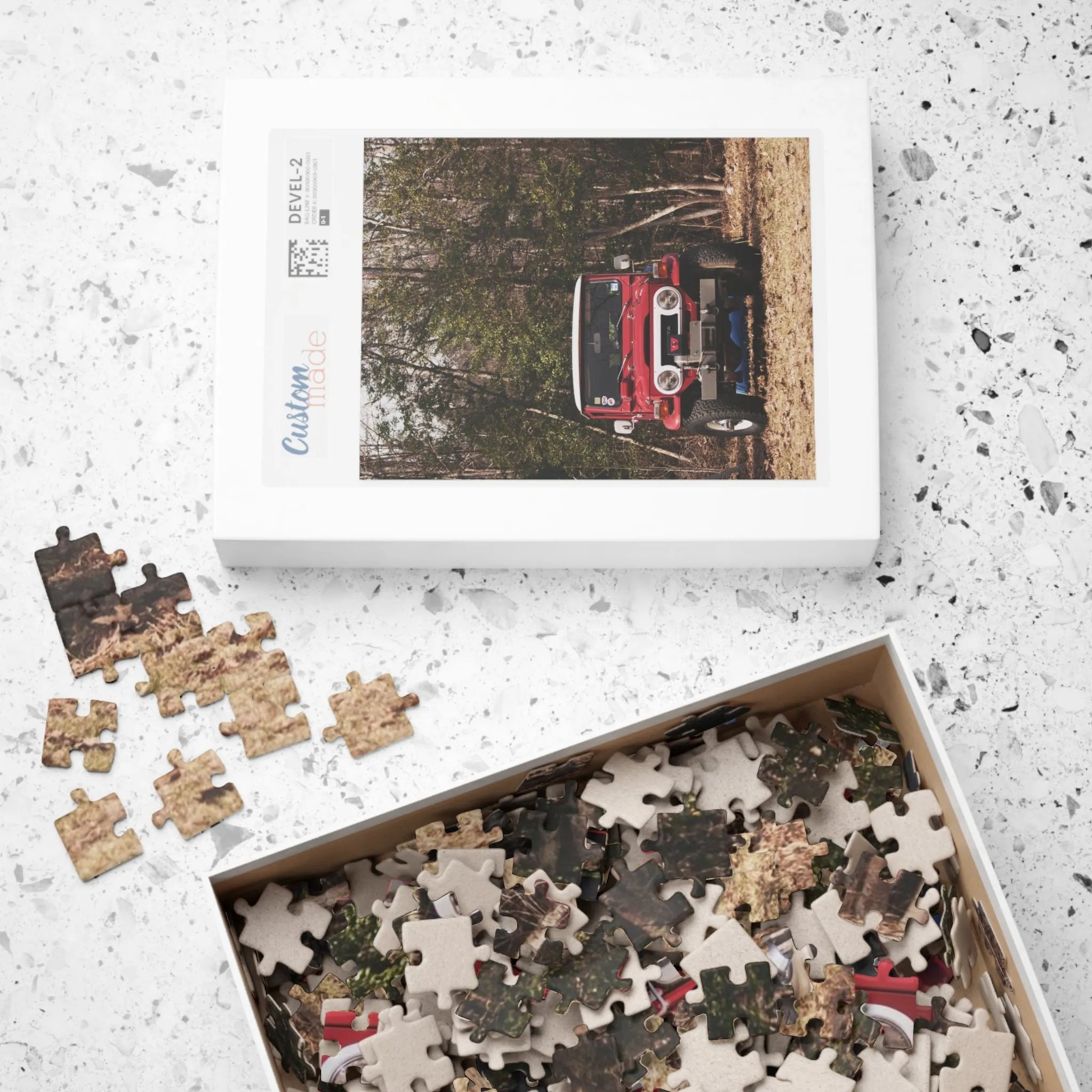 Custom Family Photo Image Puzzle Gift - Reefmonkey