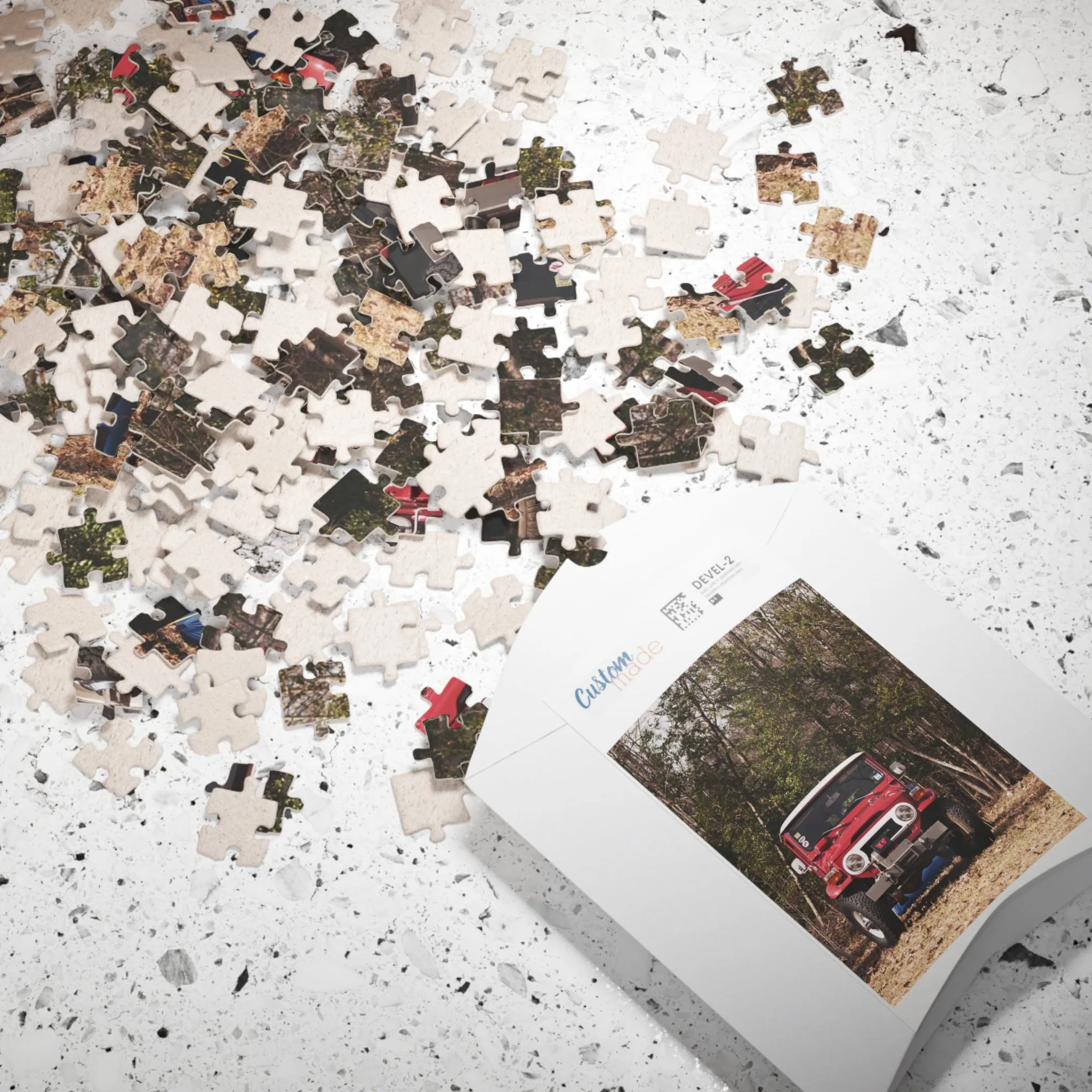 Custom Family Photo Image Puzzle Gift - Reefmonkey
