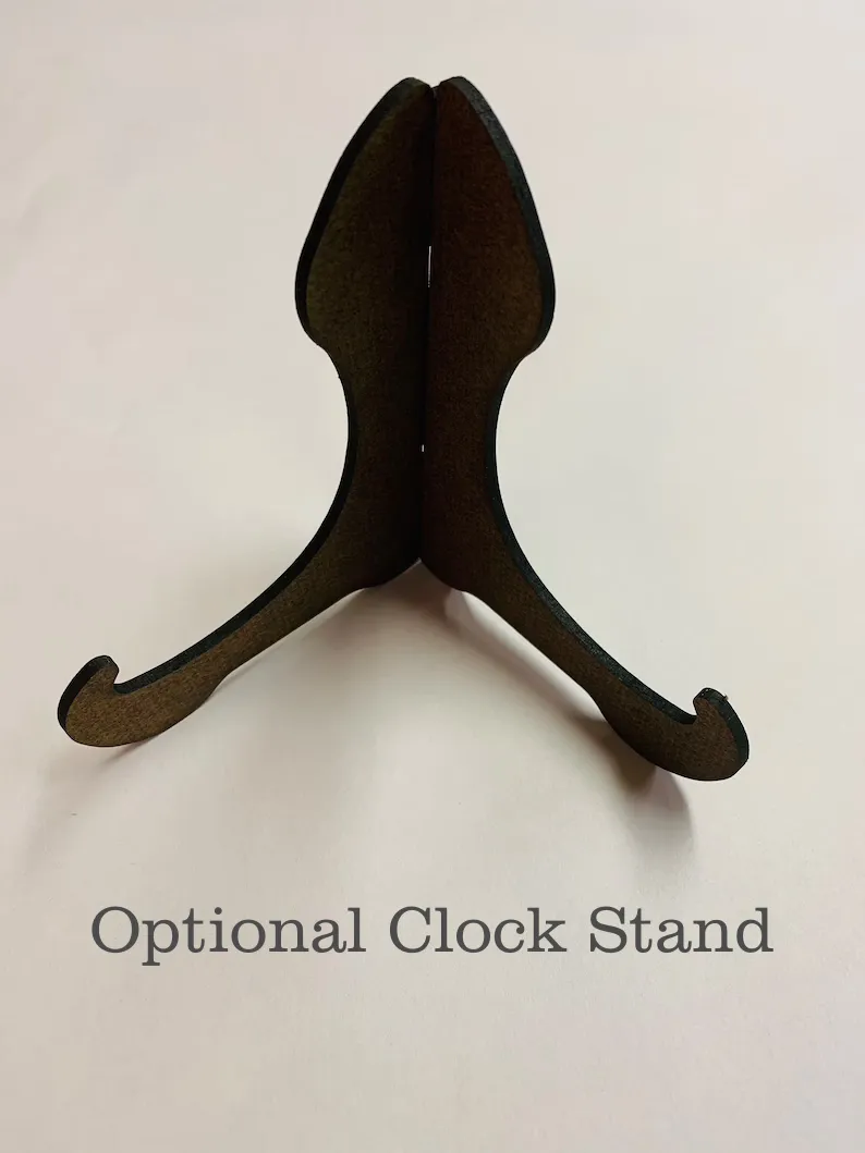Custom Logo Clock- Personalized Logo Clock- Add Your Own Logo And Colors