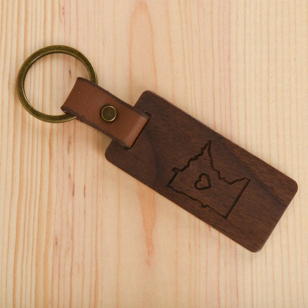 Custom Wild Wood Keychain