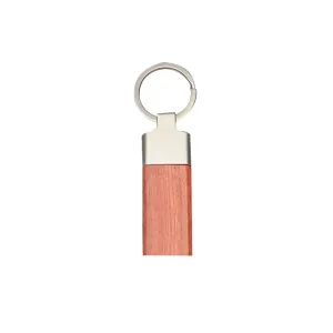 Customized Wooden Metal Blanks Keychain