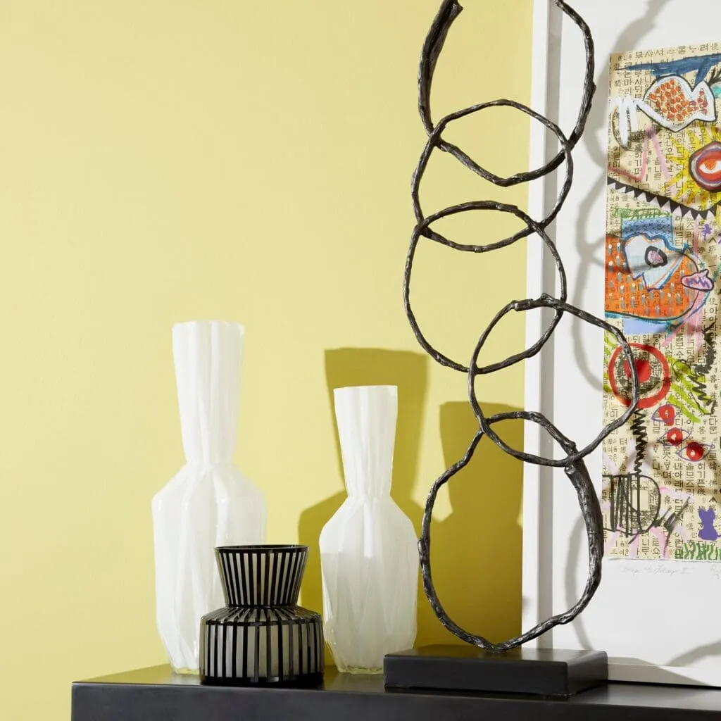 Cyan Design 10874 Lined Up Vase - Black - Small