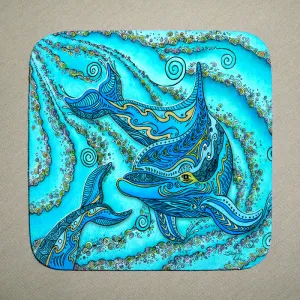 Dolphin Play Coaster