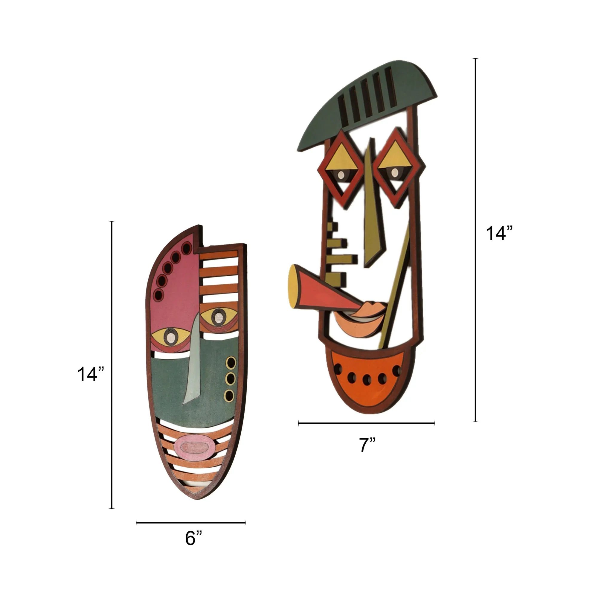 Don & Peter Wall Decor Set of 2