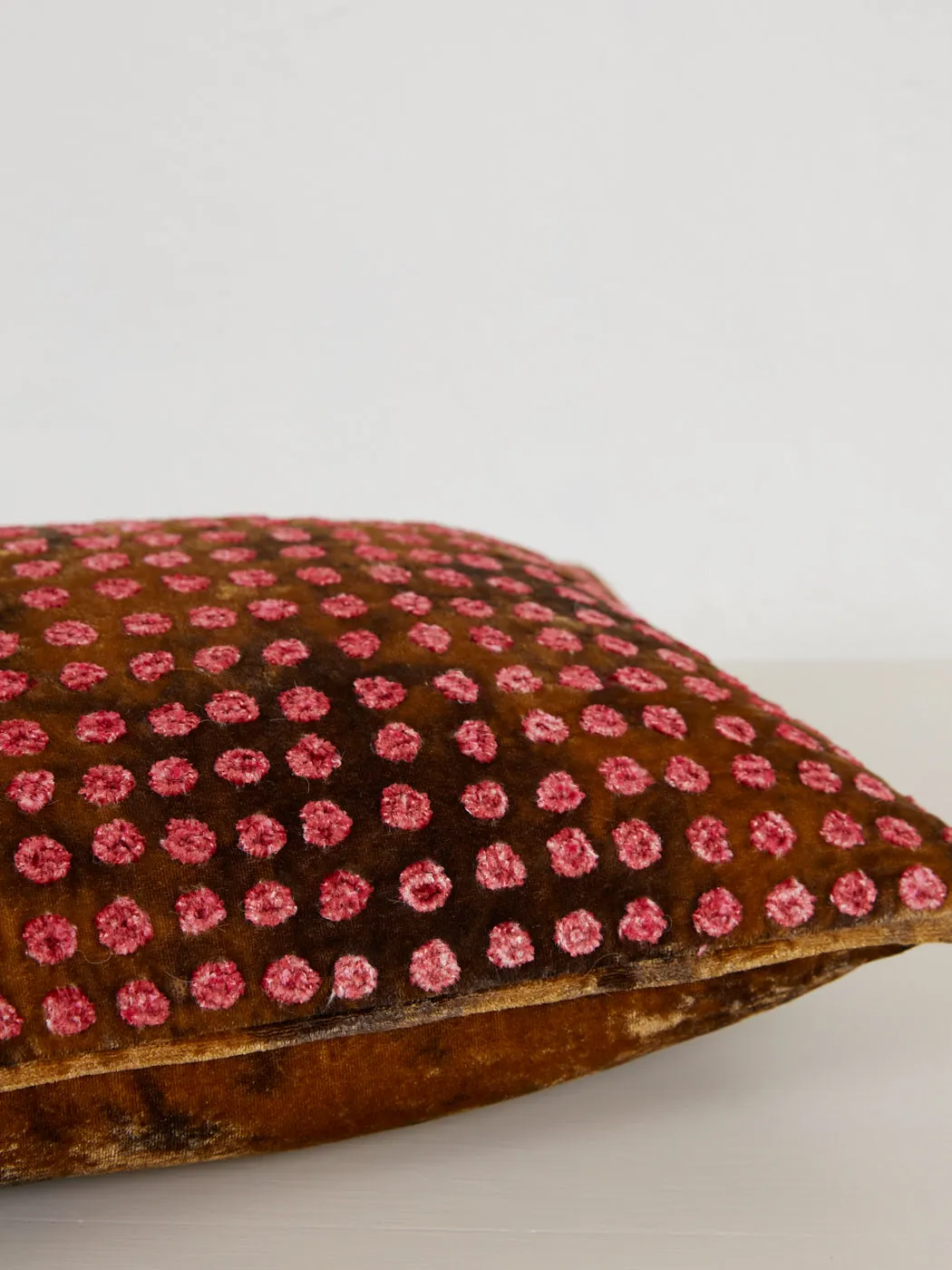 Dotty Cushion in Shaded Brown 30x40