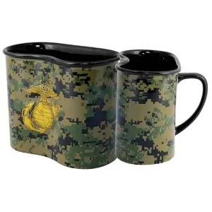 Eagle Globe and Anchor USMC Canteen Mug