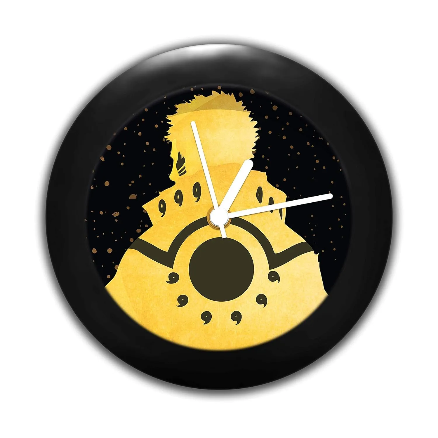 Epic Stuff - Naruto Bijuu Mode Design Plastic Table Clock for Home and Office Desk (Multicolor)