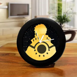 Epic Stuff - Naruto Bijuu Mode Design Plastic Table Clock for Home and Office Desk (Multicolor)