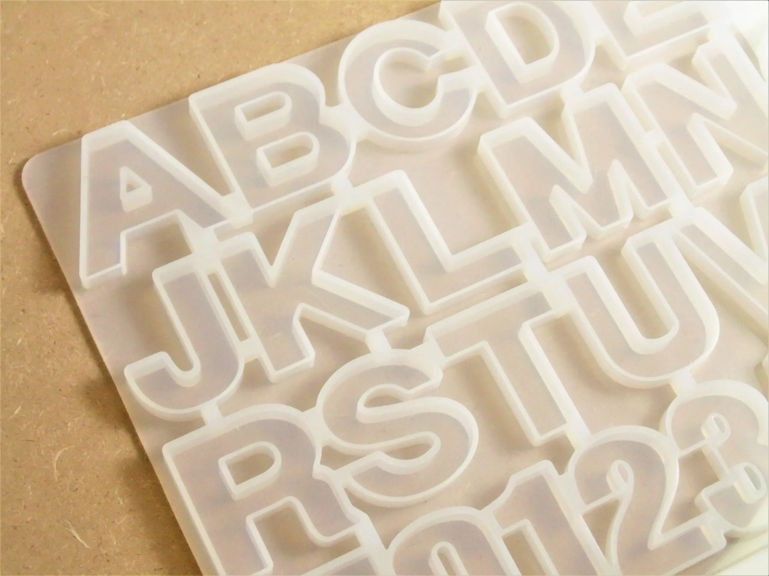 Epoxy Alphabet Silicone Mould
