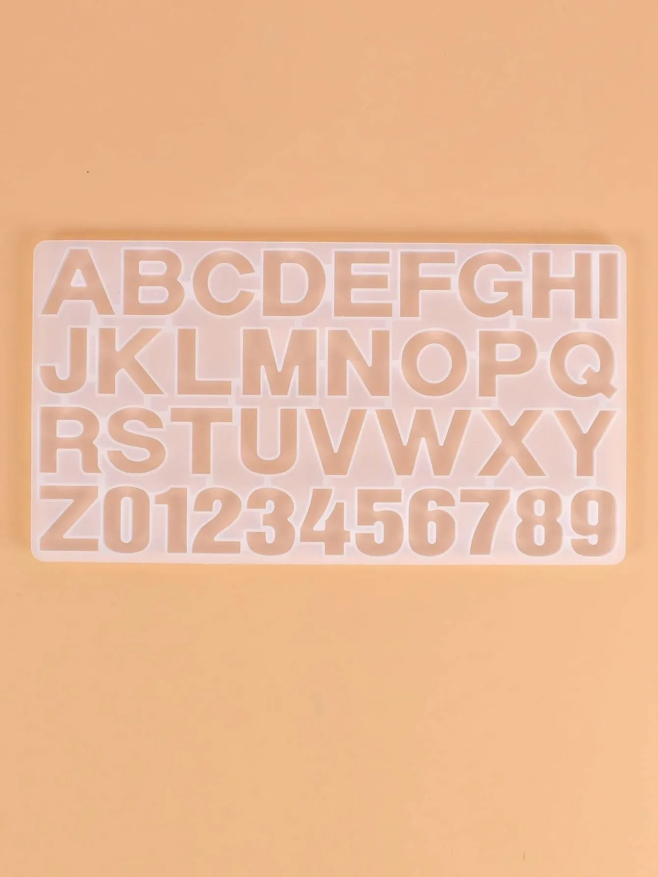 Epoxy Alphabet Silicone Mould