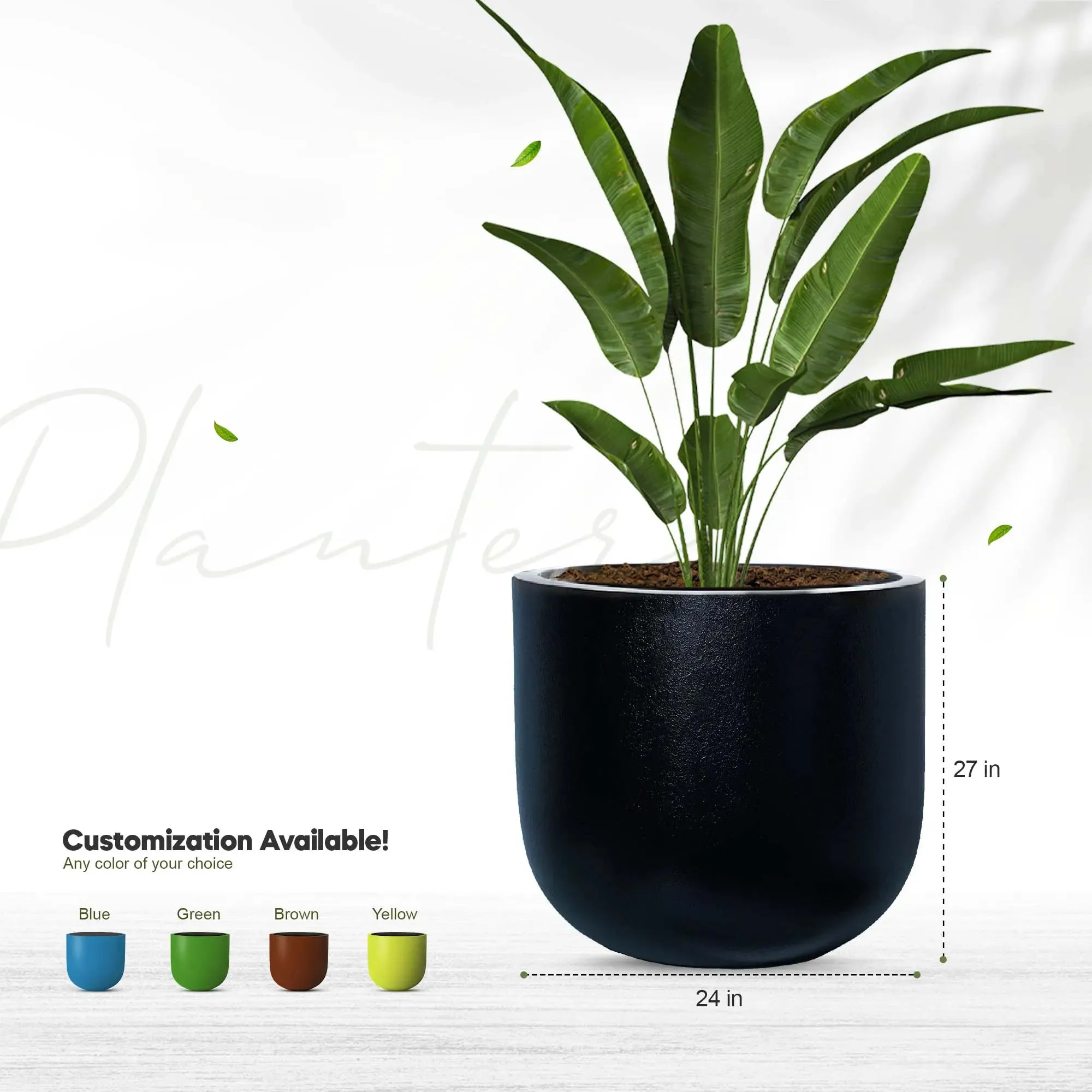 Fiberglass Planter-Large