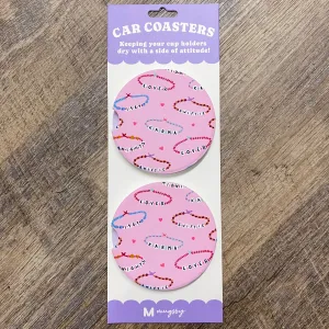 Friendship Bracelets Car Coasters