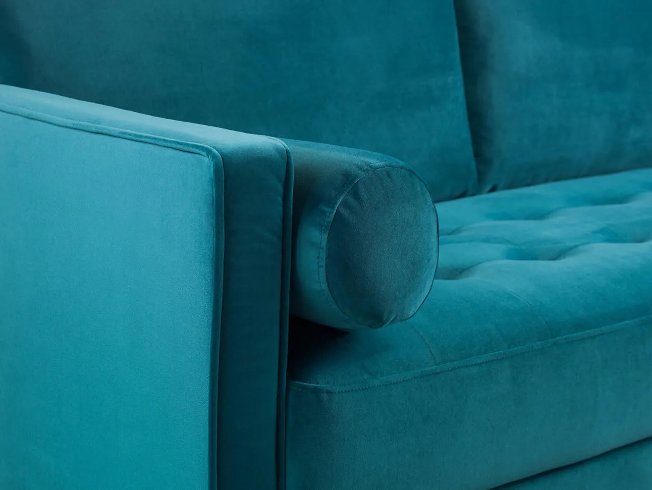 Fuji Sofa - Plush Teal 2 Seater