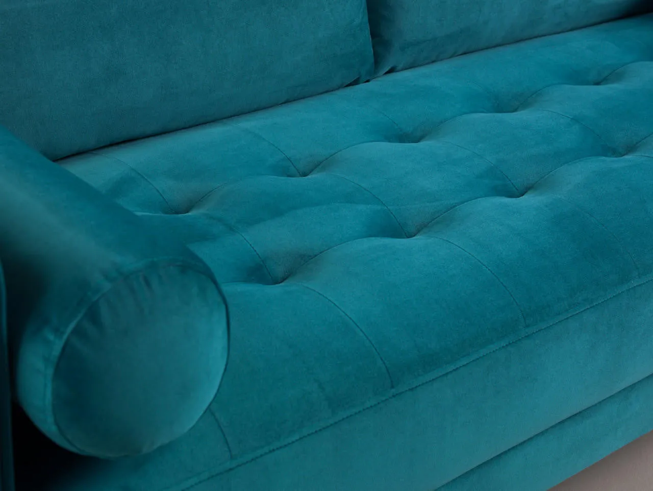 Fuji Sofa - Plush Teal 2 Seater