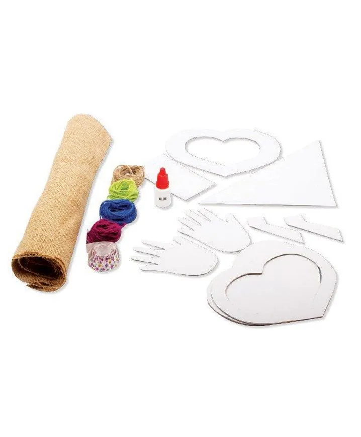 Funskool Handycrafts Jute Craft - DIY Wall Hanging Kit for Ages 5 