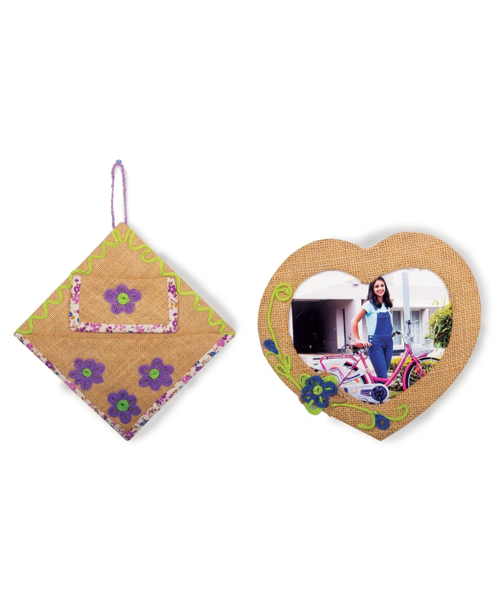 Funskool Handycrafts Jute Craft - DIY Wall Hanging Kit for Ages 5 
