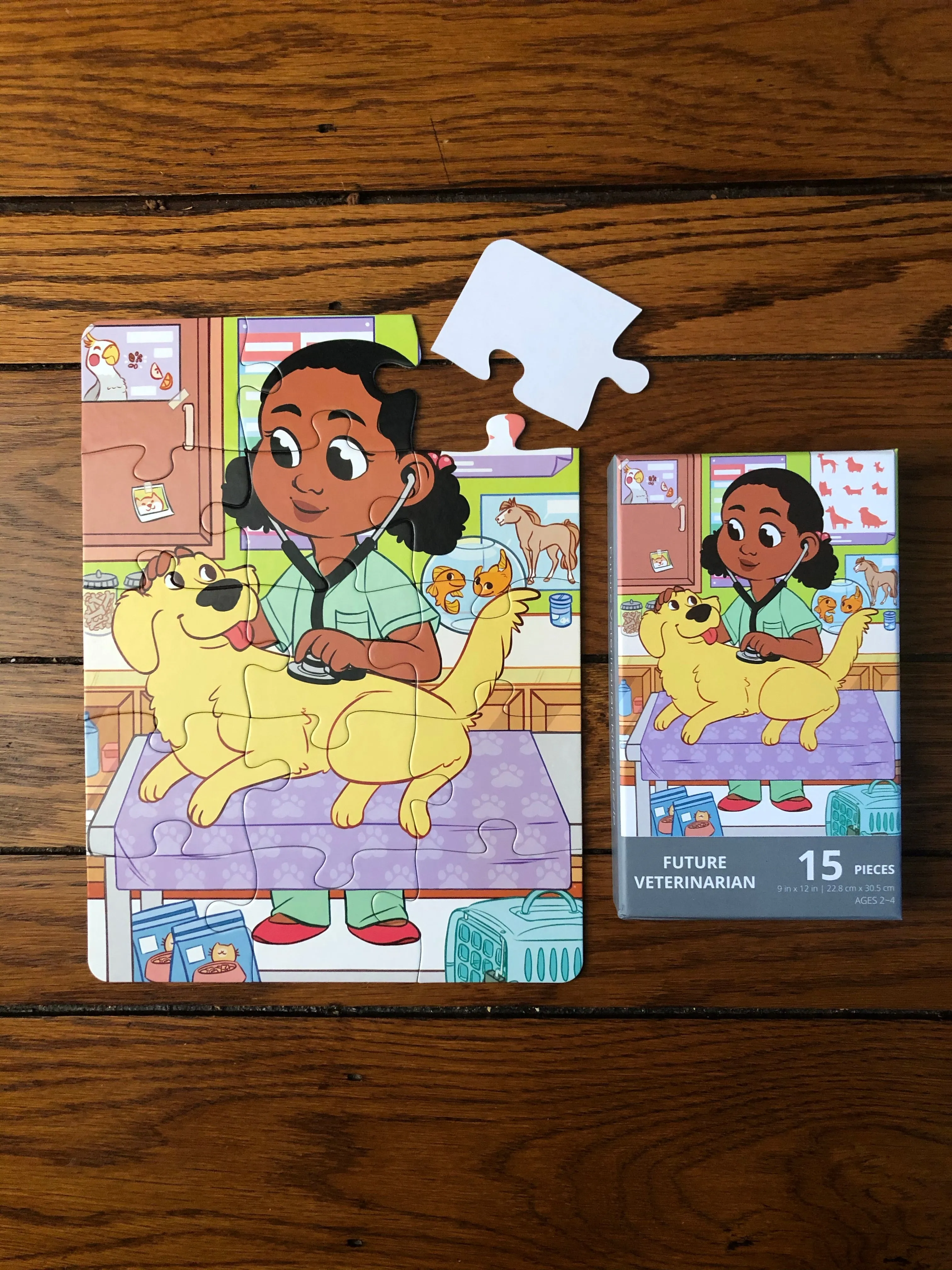 Future Veterinarian Puzzle (9in x 12in w/15 pieces)