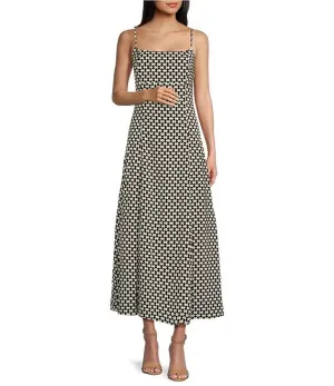 Geometric Midi Dress