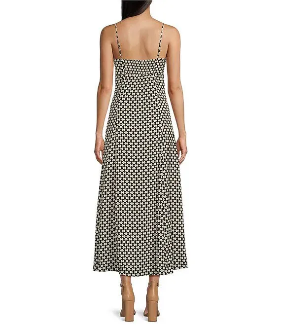Geometric Midi Dress