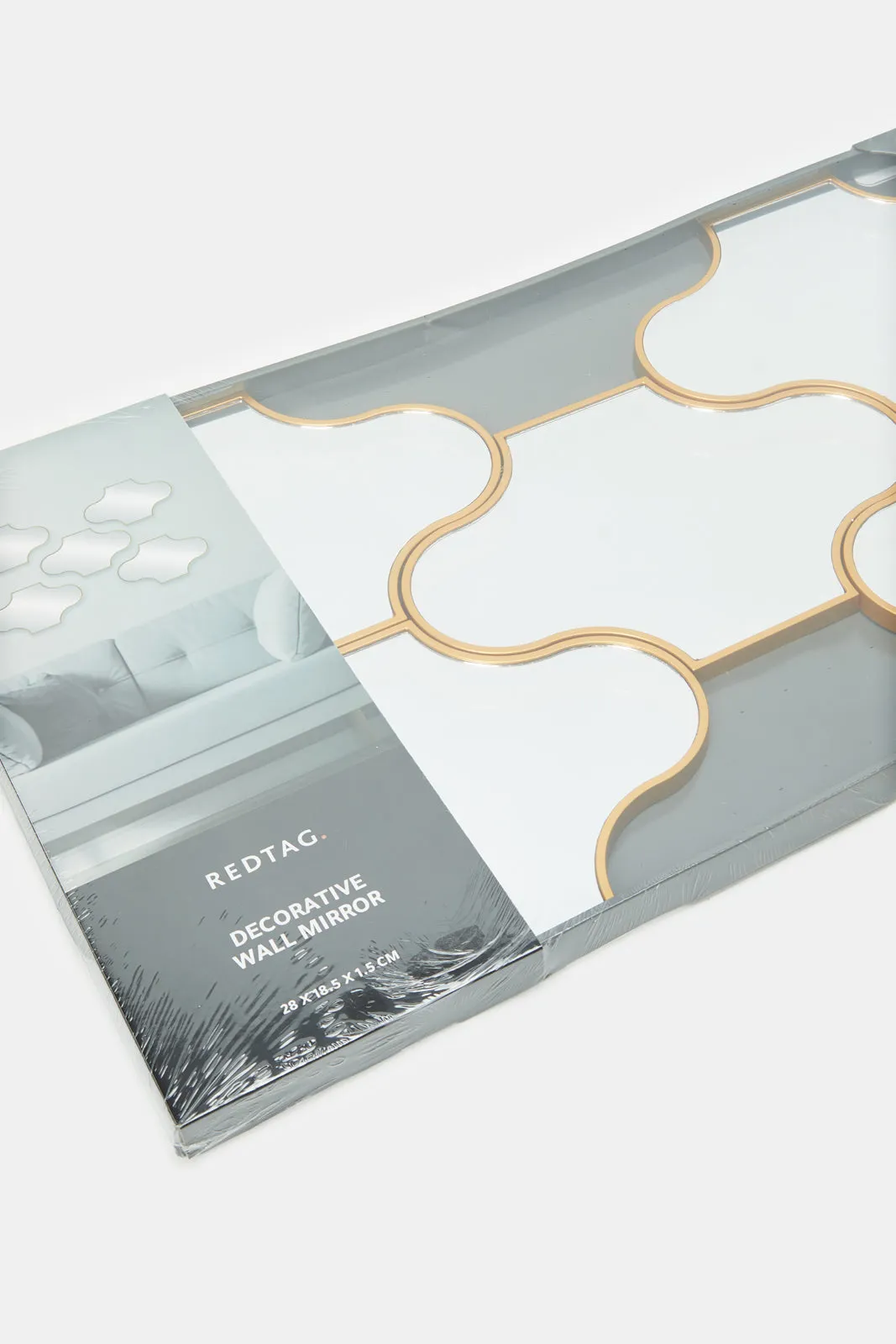 Gold Decorative Wall Mirrors Set (5 Piece)