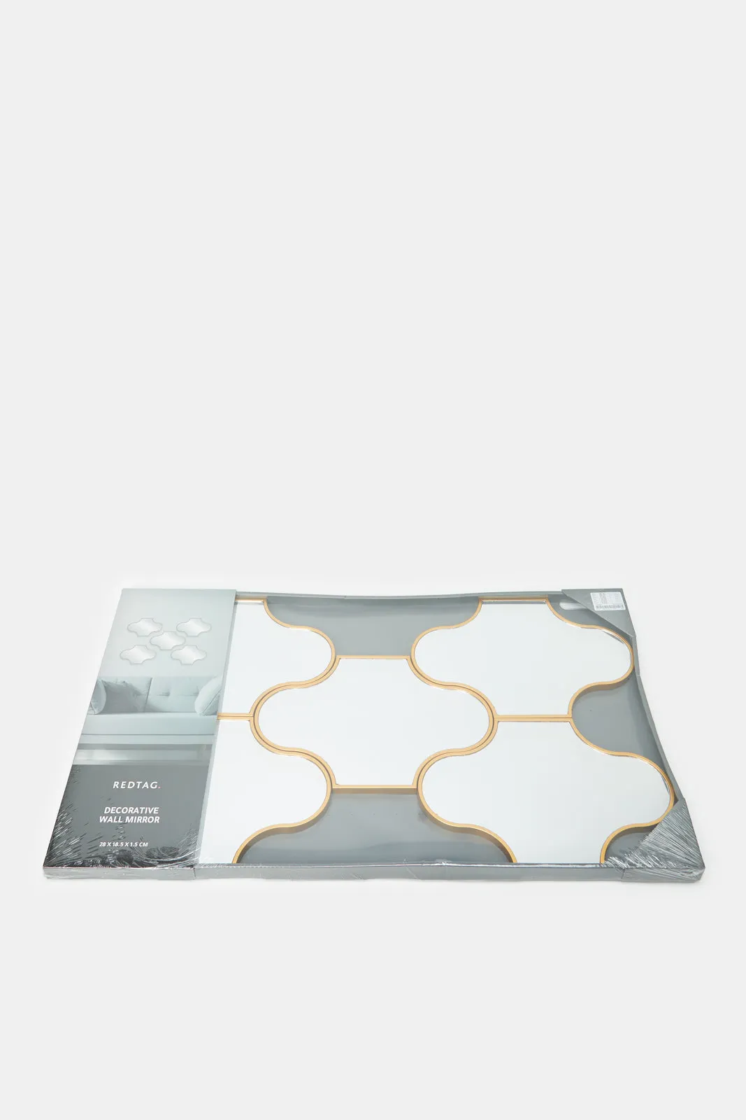 Gold Decorative Wall Mirrors Set (5 Piece)