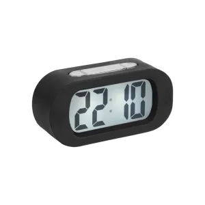 Gummy Digital Alarm Clock - Black