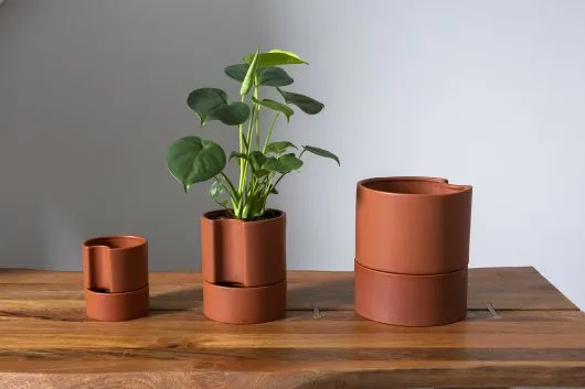 Jett Self-Watering Pot | Terracotta (Medium)