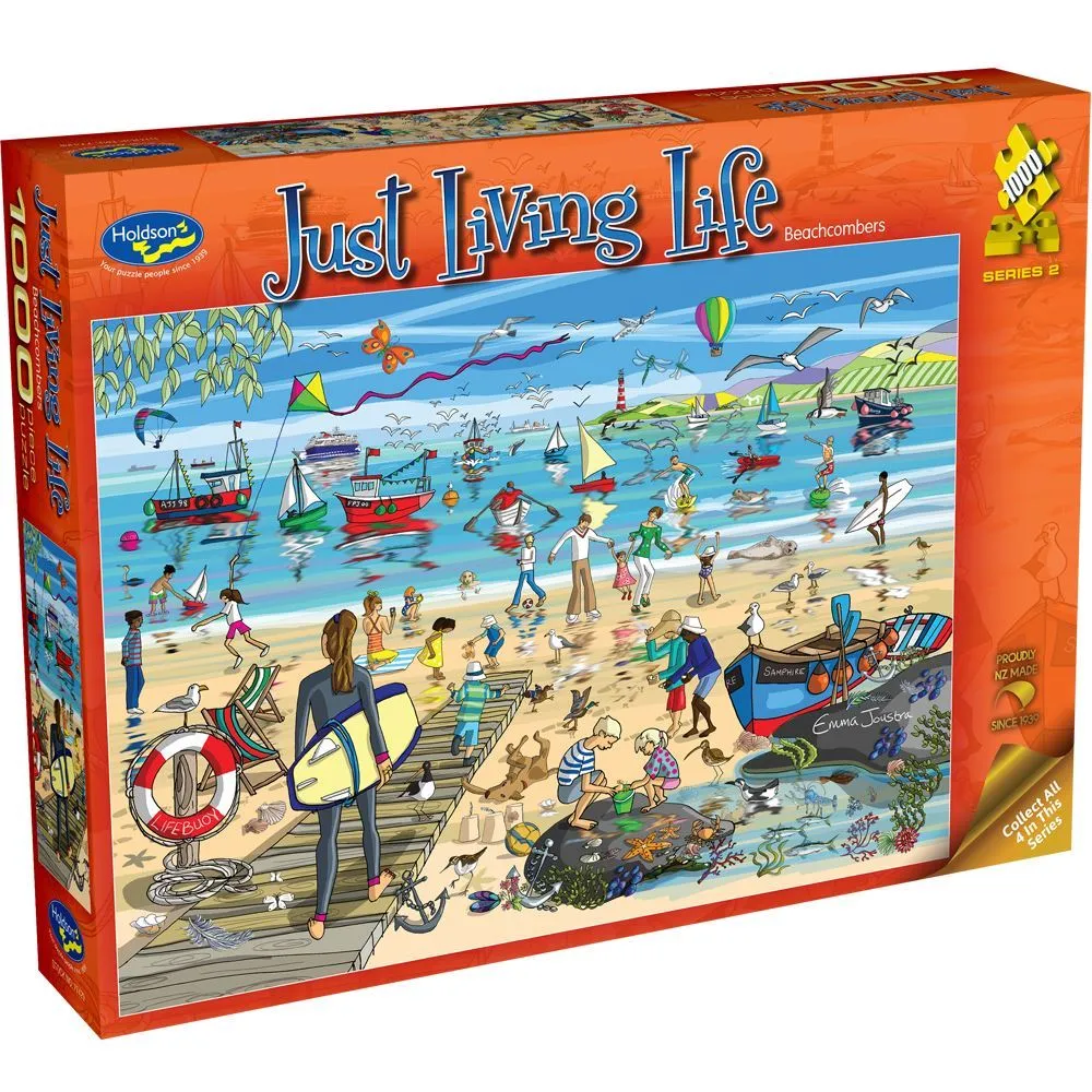 Just Living Life 1000 Piece Puzzle Beachcombers