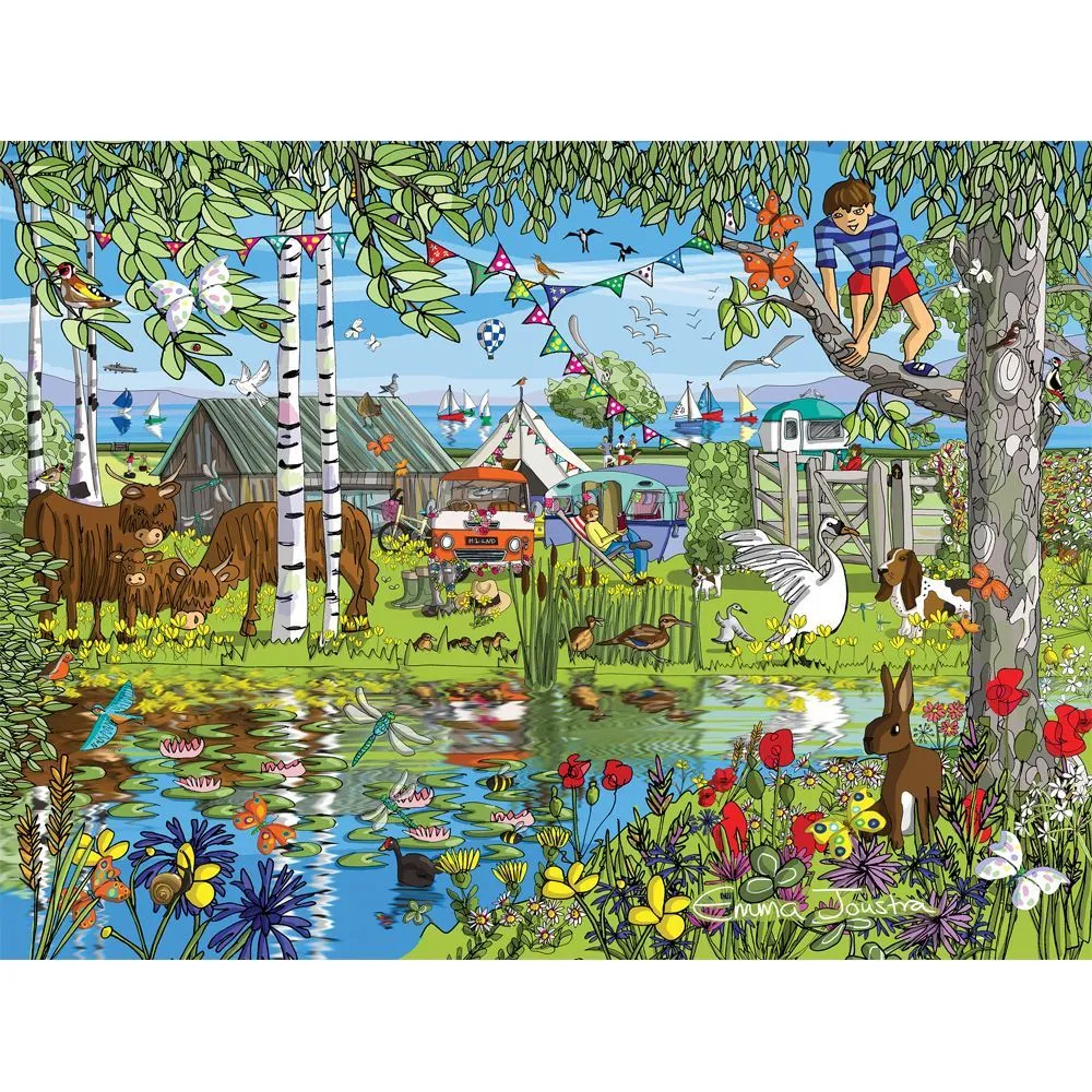 Just Living Life 1000 Piece Puzzle Highland Games