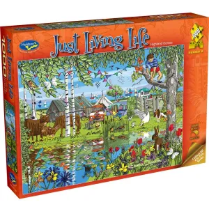 Just Living Life 1000 Piece Puzzle Highland Games