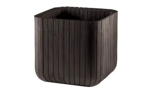 Keter Cube Planter - Brown