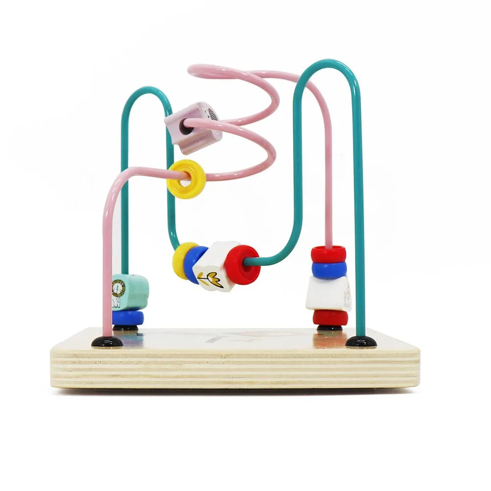 LEO & FRIENDS Wooden Activity Toy for 1, 2 Year-Old-Girls