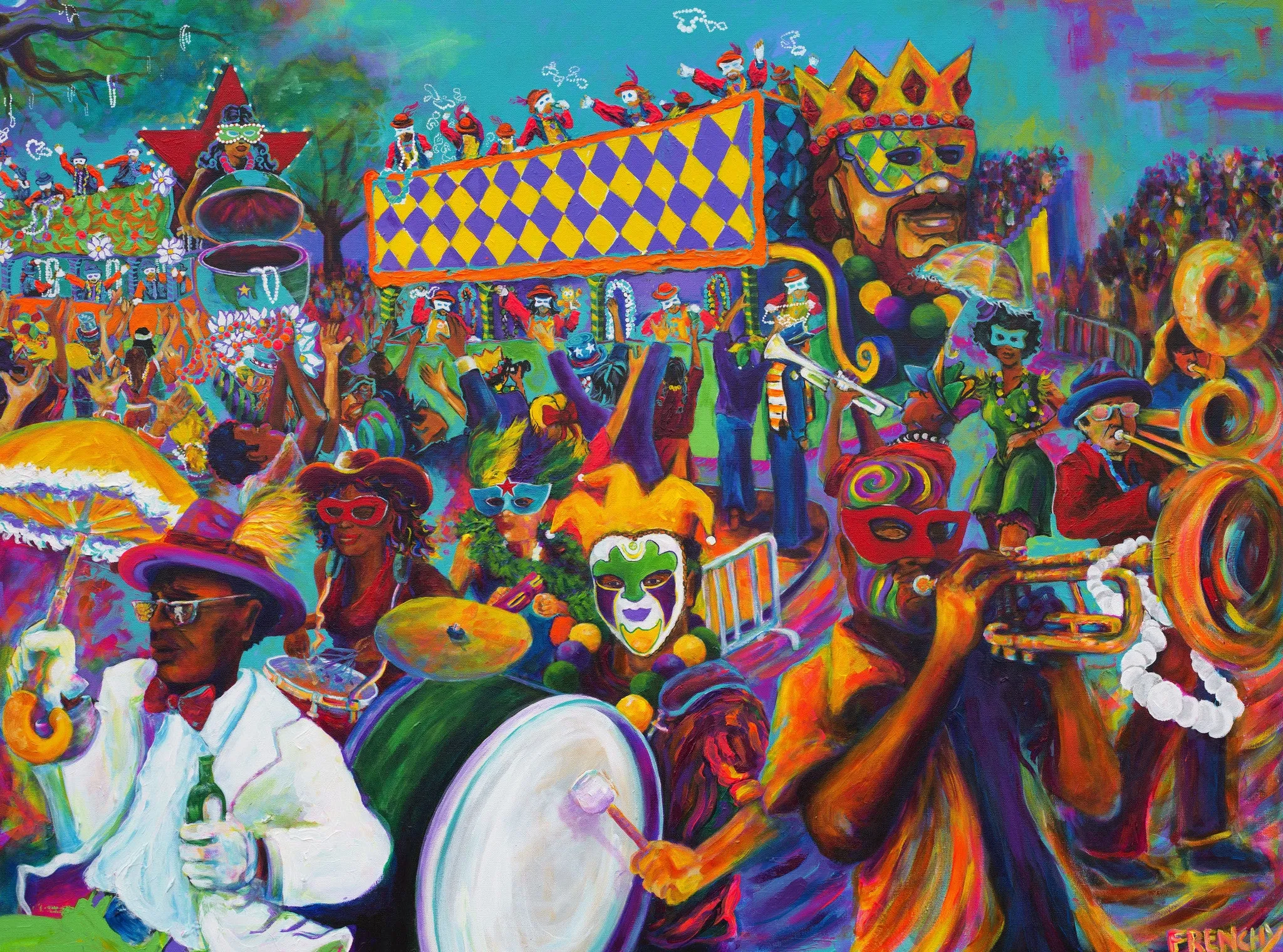 Liberty Puzzle - All on a Mardi Gras Day