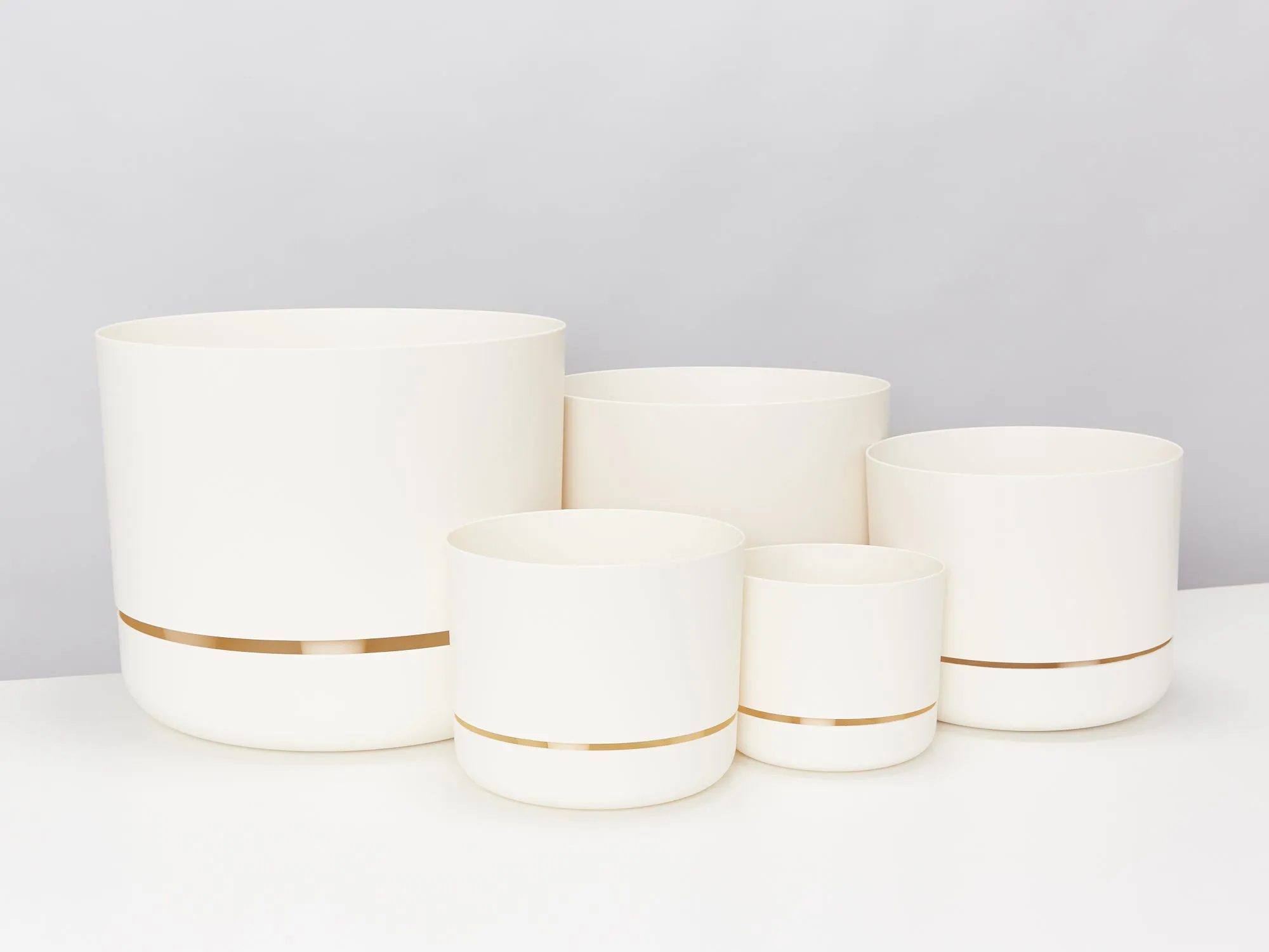 Linen Self-Watering Pots 170mm