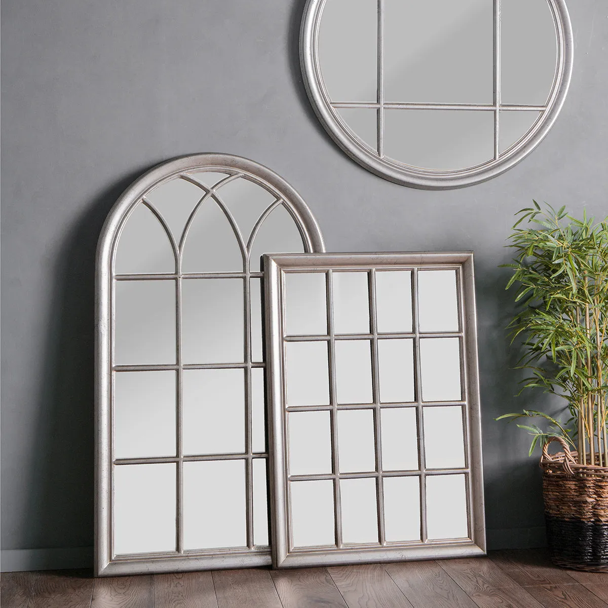 Luminara Window Silver Mirror