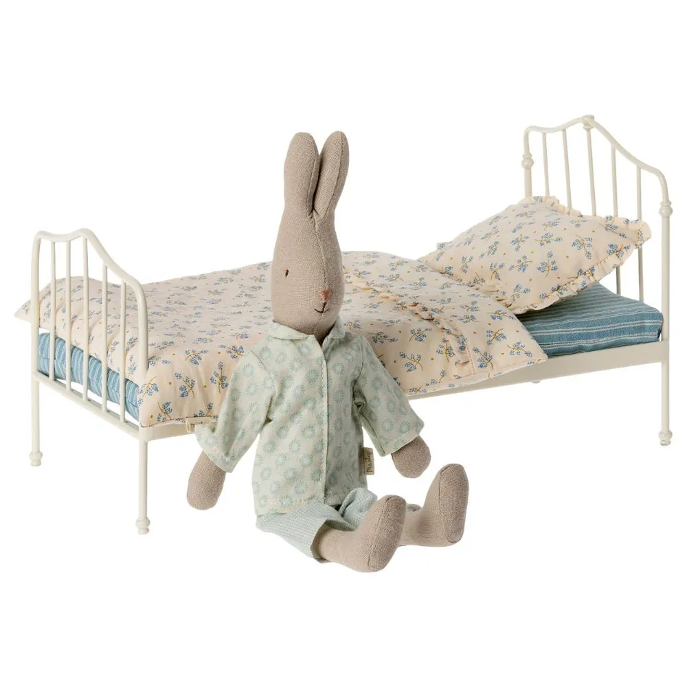 Maileg Miniature Bed Mini - Blue