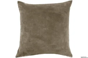 Malvern Velvet Cushion - Taupe
