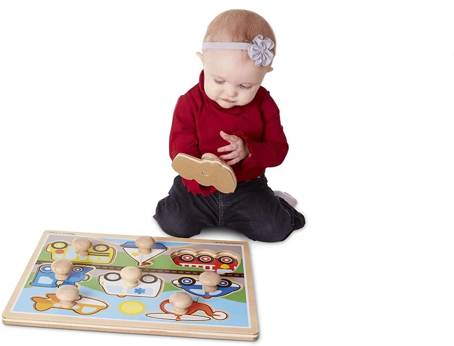 Melissa & Doug Vehicles Jumbo Knob Puzzle