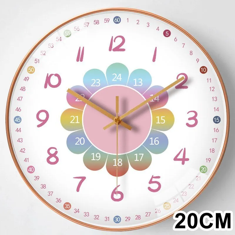Modern Nordic Cartoon Wall Clock