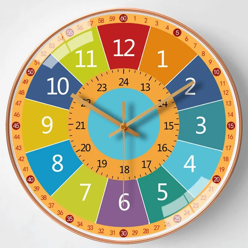 Modern Nordic Cartoon Wall Clock