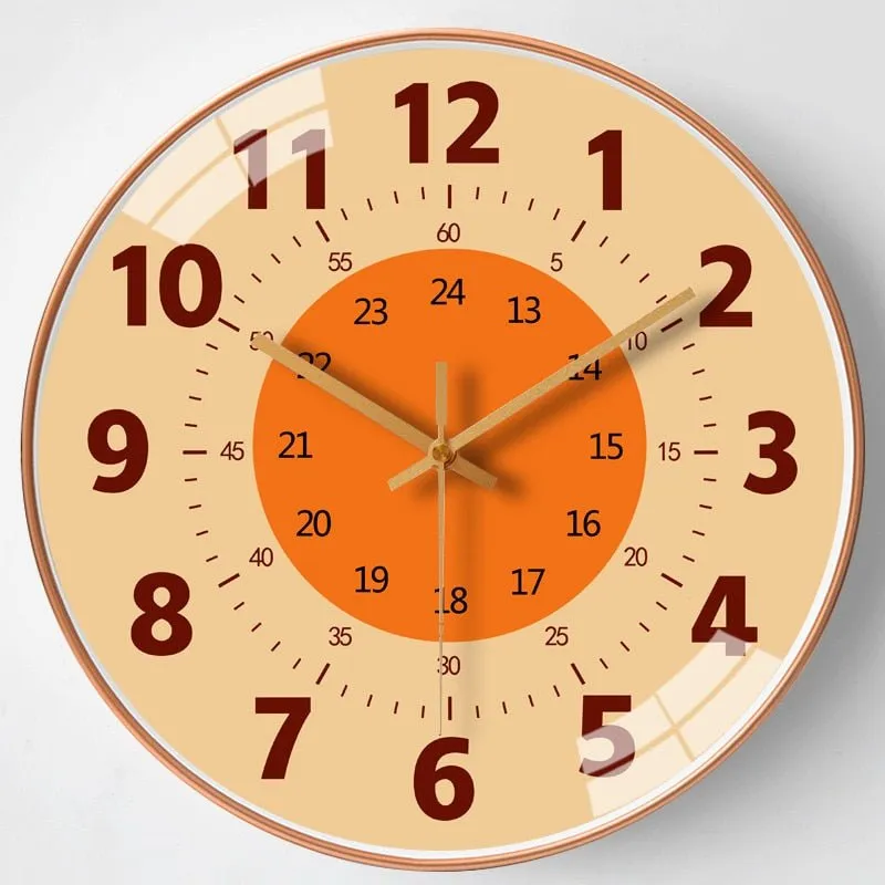 Modern Nordic Cartoon Wall Clock