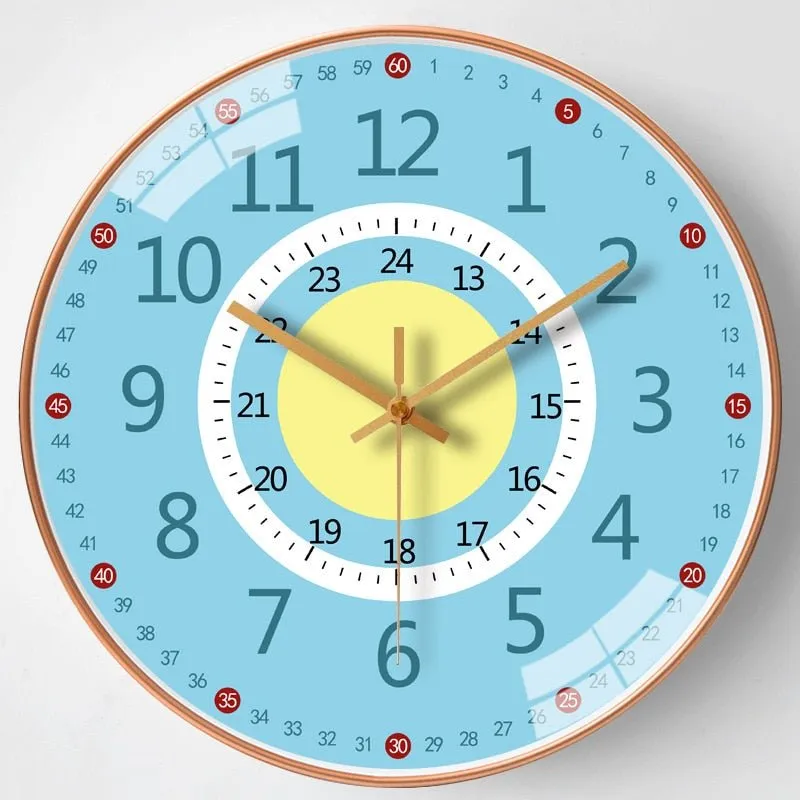 Modern Nordic Cartoon Wall Clock
