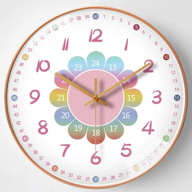 Modern Nordic Cartoon Wall Clock