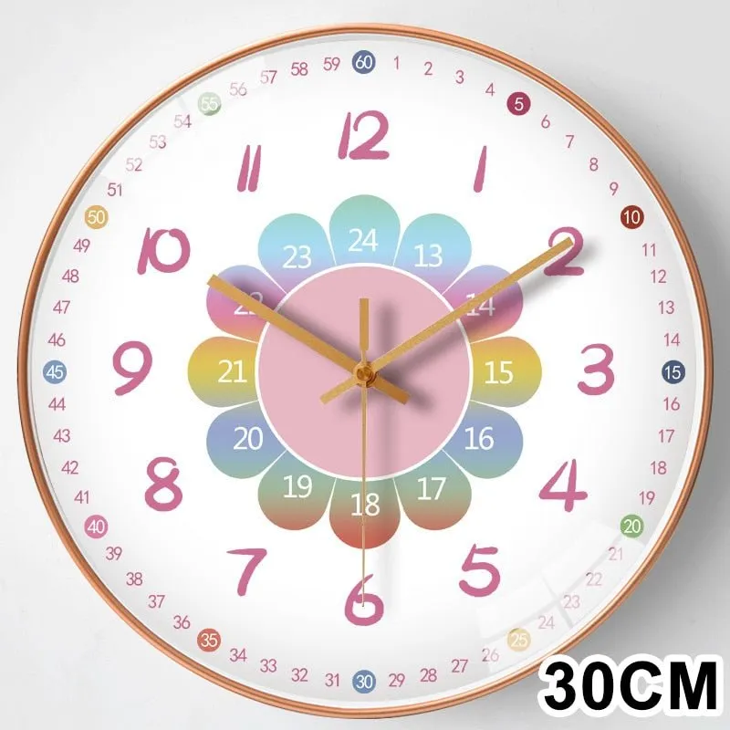 Modern Nordic Cartoon Wall Clock