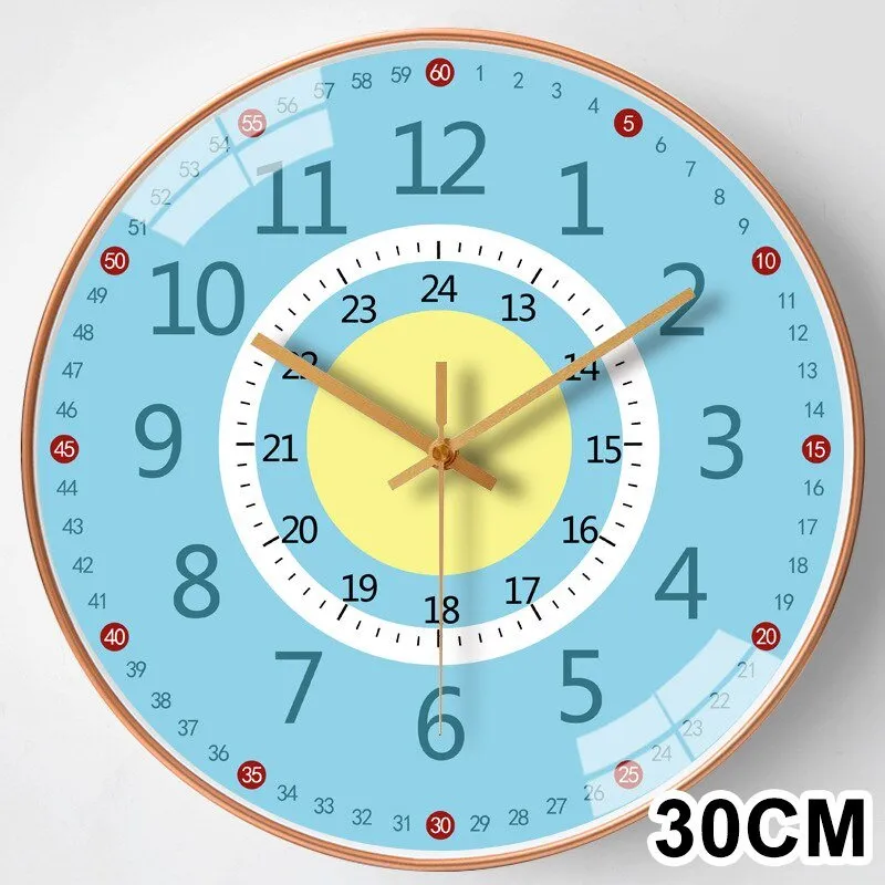 Modern Nordic Cartoon Wall Clock