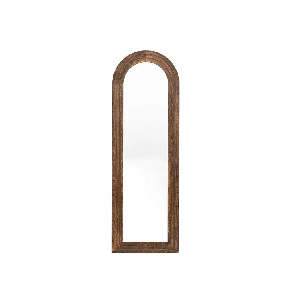 Monica Wooden Arched Mirror