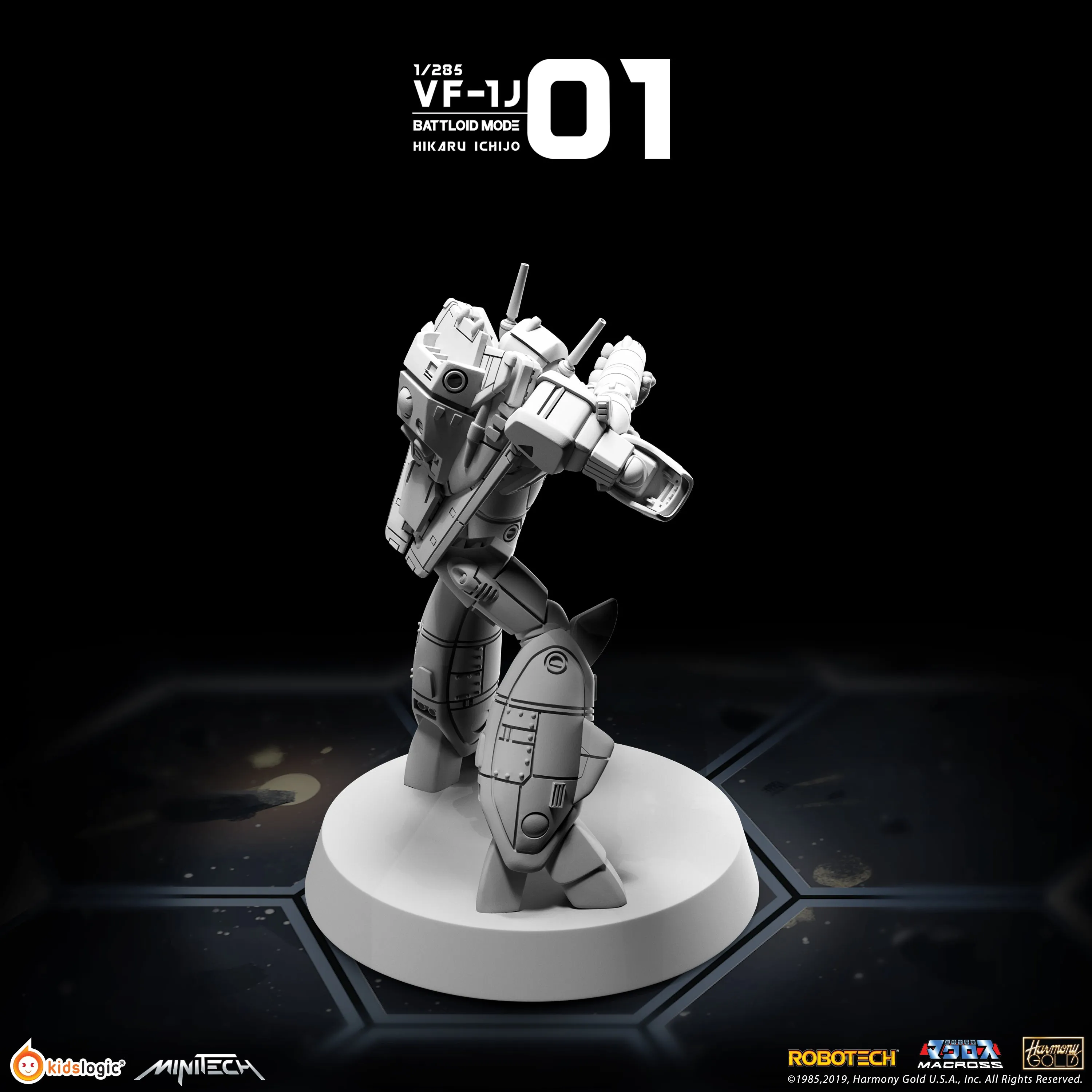 MT01 1/285 Macross Valkyrie VF1J Battloid Mode (Hikaru Ver)