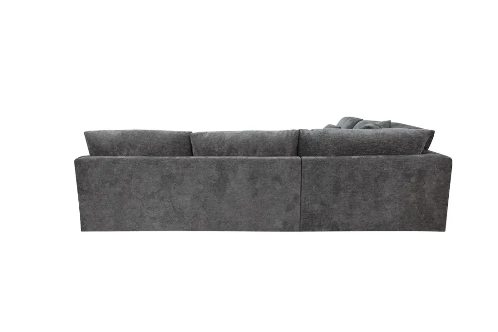 OFFO Loft Corner Modular Fabri Sofa-Licorice