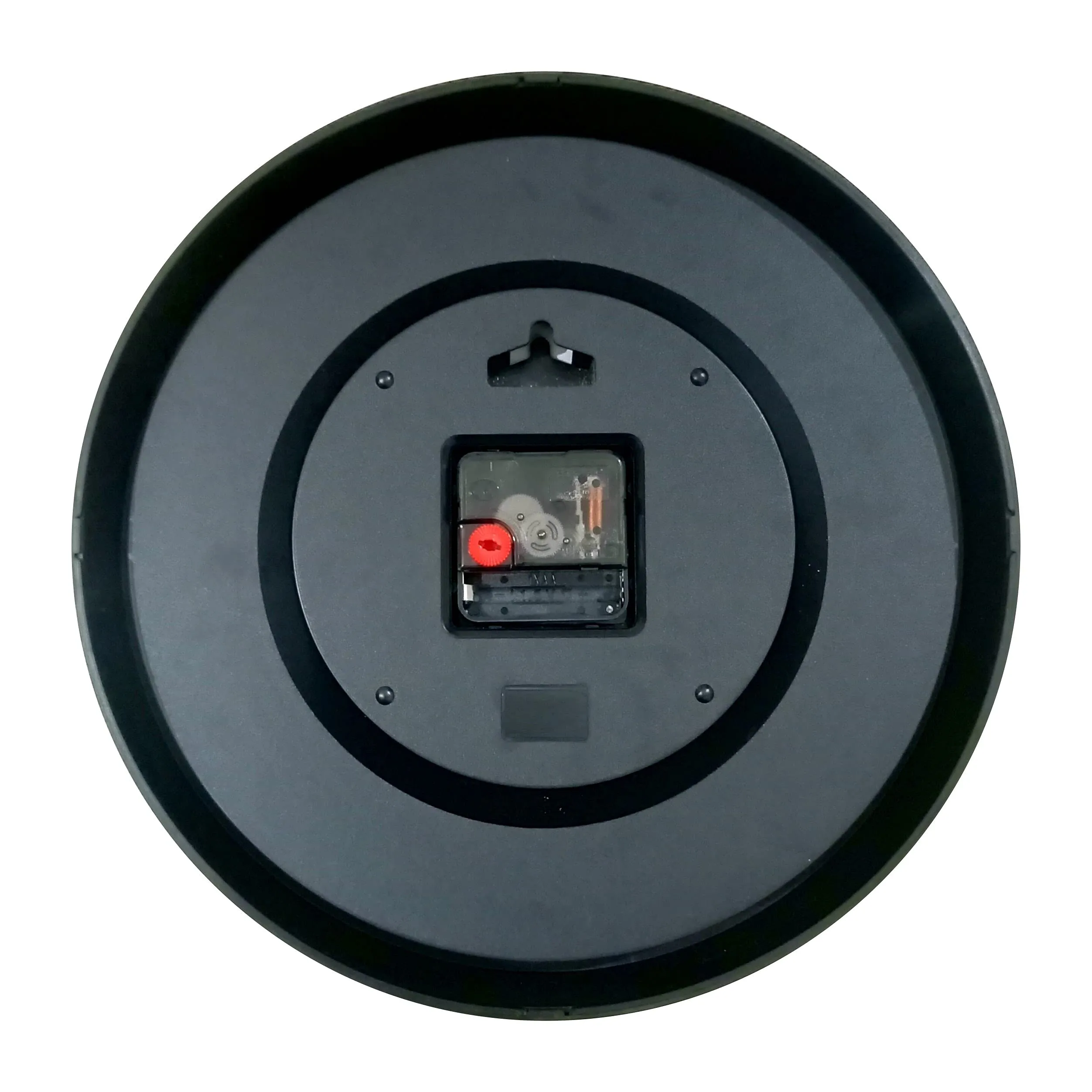 OREX Stylish Multicolor Design Wall Clock for Home/Living Room/Bedroom/Kitchen/Office/Kids Room (Black)
